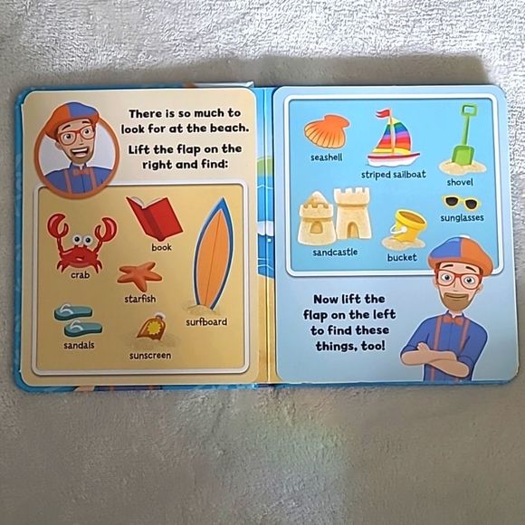 Blippi Look and Find Children's Hardcover Book Adventure Learning Skills Reading - Picture 2 of 6